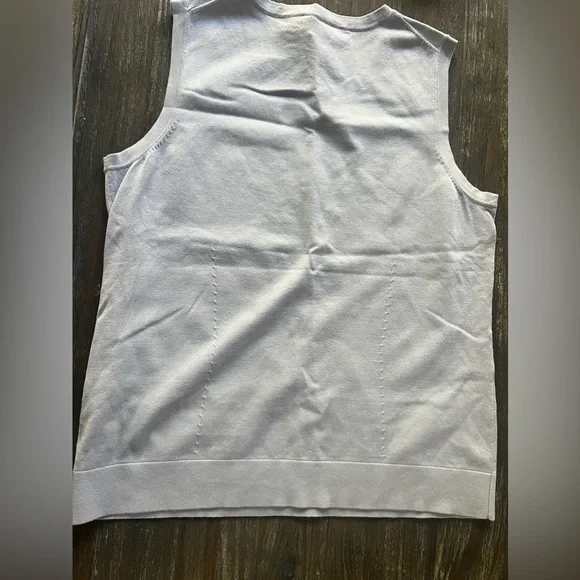 PENDELTON light blue silk , nylon , cotton sweater tank top PL - Picture 2 of 9